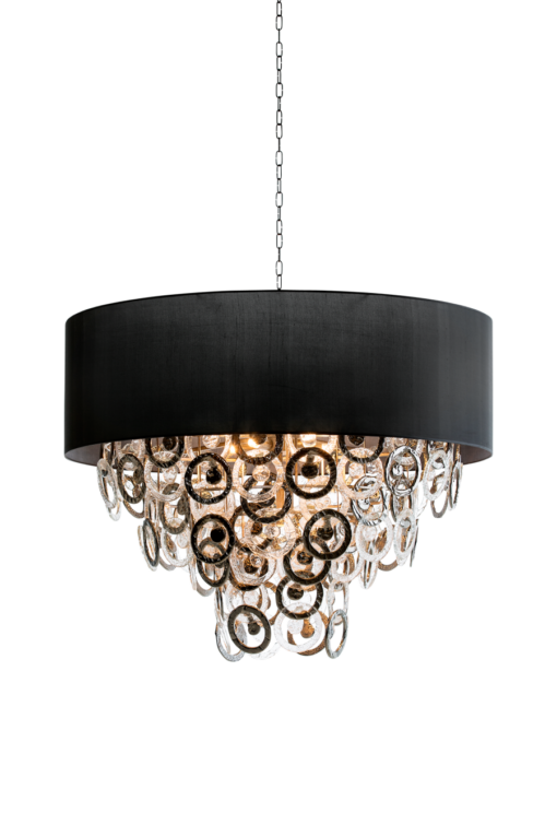 Lumiere - Hanglamp rings large glasschakels