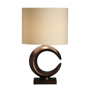 Stout verlichting - Luna Tafellamp Ø 37 cm Brons Rosso Mat