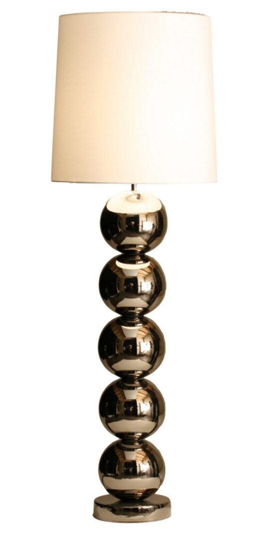 Stout Verlichting - Milano Bollen vloerlamp Ø 25cm Glans Nikkel - Afbeelding 2