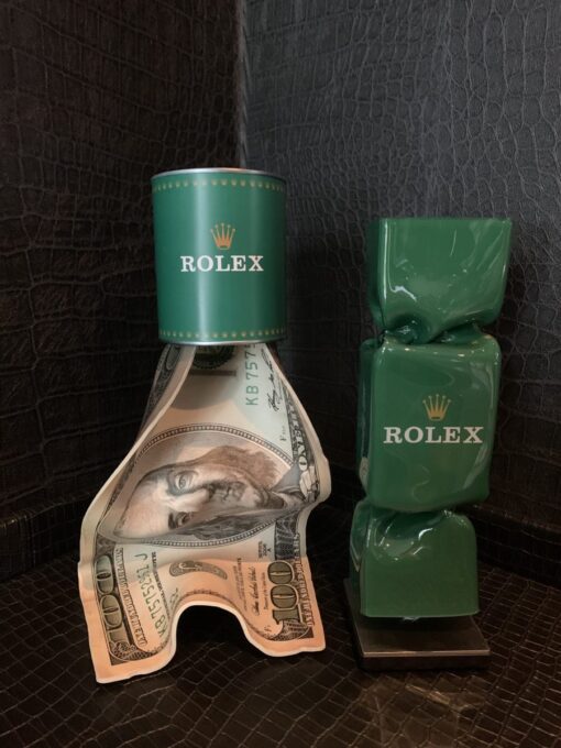 Ad van Hassel - Candy Art Toffee Rolex Sculpture - Afbeelding 2