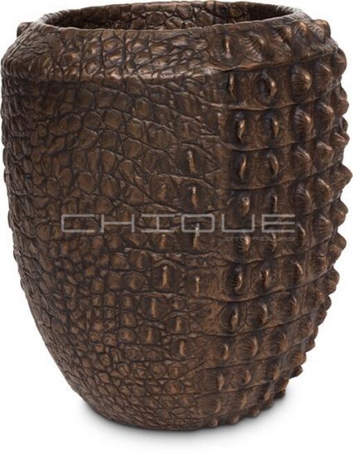 CHIQUE_concept_Brons_Croco_pot