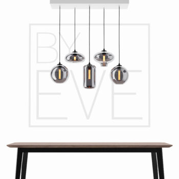By Eve - Hanglamp 5 bulbs B Metallic Smoke