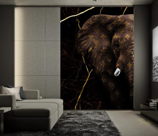 Louis Vuitton Eliphant art - chique interieurs