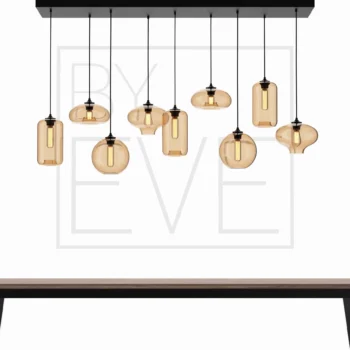 by eve hanglamp 9 bulbs a champagne