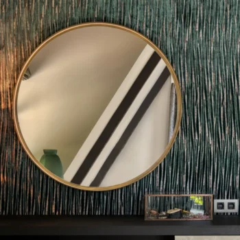DWC jacquard textile wallpaper Osiris Hertman Dune showroom