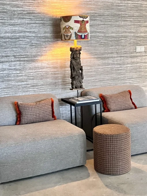 Studio LE - Poef / Kussens Combinatie Set - Orange - Afbeelding 2