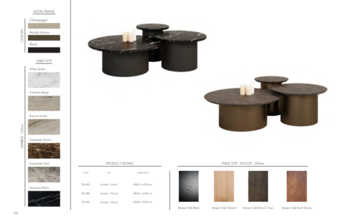 CHIQUE Concept - Salontafel set Nexus - Zelf samenstellen - Afbeelding 2