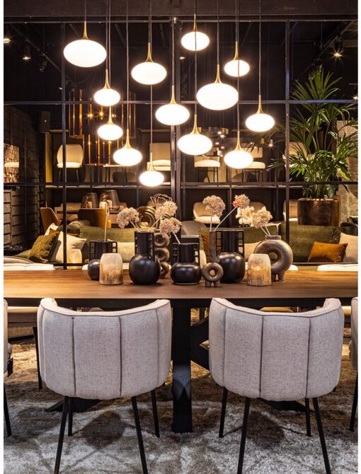 Maretti Lighting - Paradiso Ovaal hanglamp 10-lichts met opaal glas - Afbeelding 3