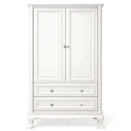 Antonio-Armoire-Solid-White-romina furniture kledingkast babykamer