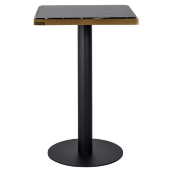 - Bistrotafel Zenza black/gold 50x50