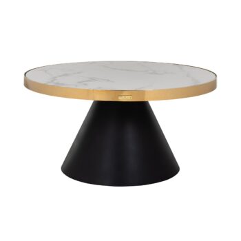 - Salontafel Odin gold 80Ø
