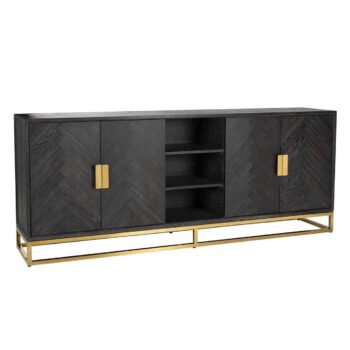 - Dressoir Blackbone Gold black rustic