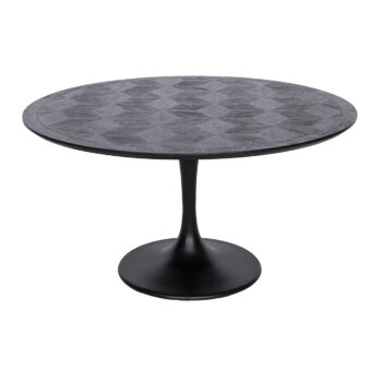 - Eettafel Blax black 140Ø