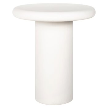 - Bijzettafel Bloomstone white