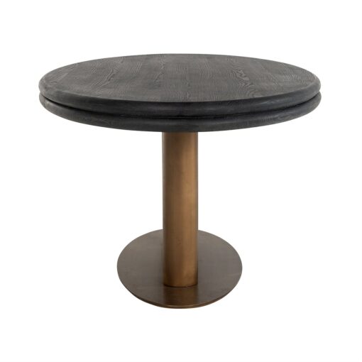 - Eettafel Macaron black rustic oval 235