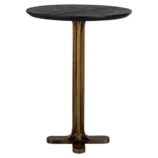 - Eettafel Revelin black/gold 81Ø