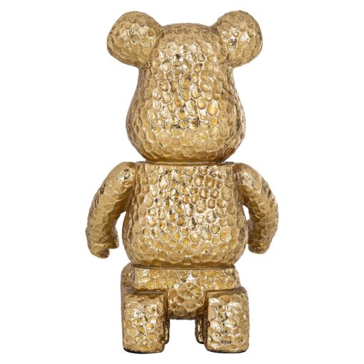 - Decoratief object Bear gold sitting