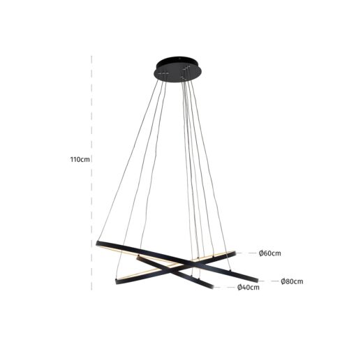- Hanglamp Amira zwart (Black)