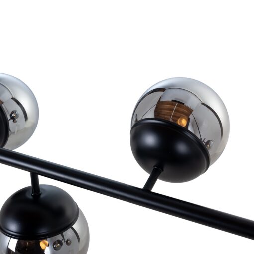 - Hanglamp Bente black smoked