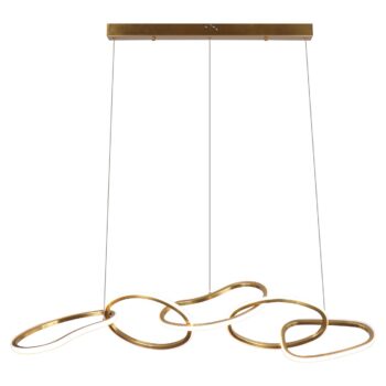 - Hanglamp Flyn brushed gold