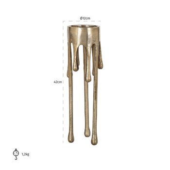 - Kandelaar Lorin groot (Brushed Gold)