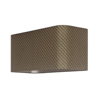 - Lampenkap Geo black rectangular