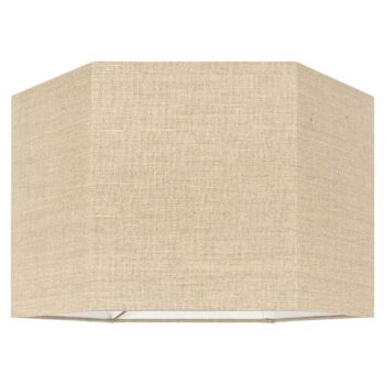 - Lampenkap Sally sand hexagonal medium