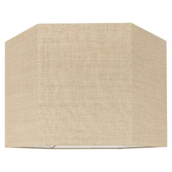 - Lampenkap Sally sand hexagonal XL