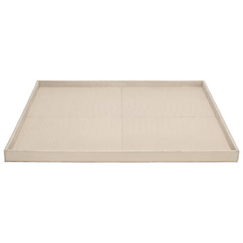 Chamada - Dienblad Leder Noa L Beige