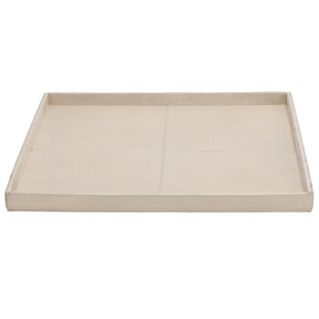 Chamada - Dienblad Leder Noa M Beige
