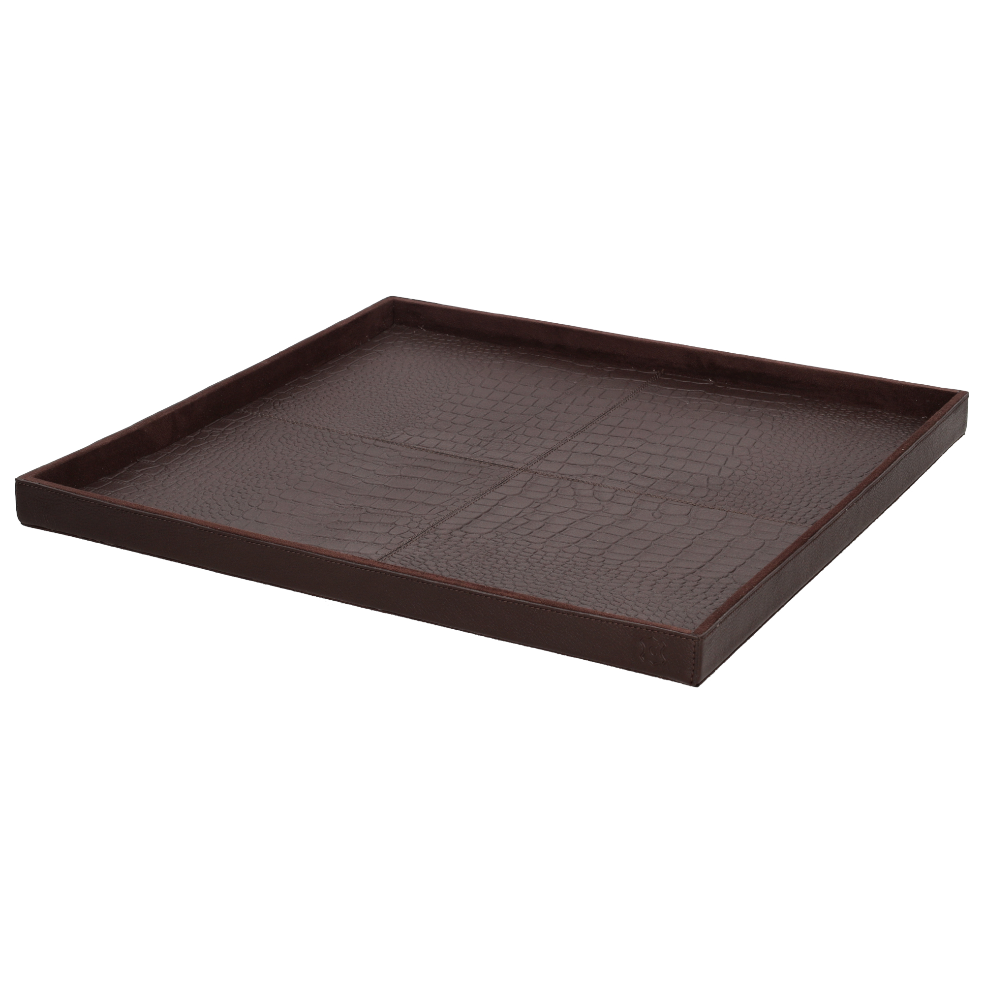 Chamada - Dienblad Leder Noa M Bruin - Afbeelding 2