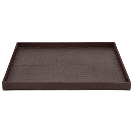 Chamada - Dienblad Leder Noa M Bruin - Afbeelding 3