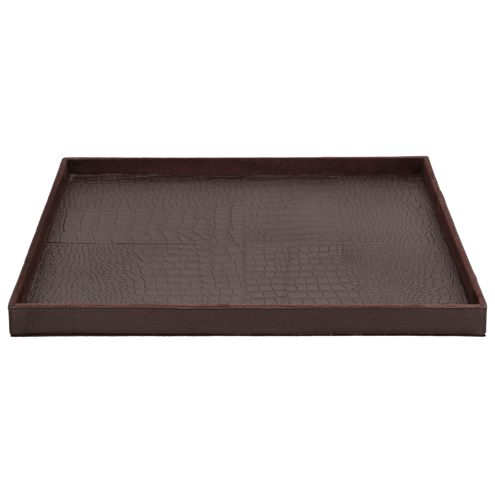 Chamada - Dienblad Leder Noa M Bruin - Afbeelding 3