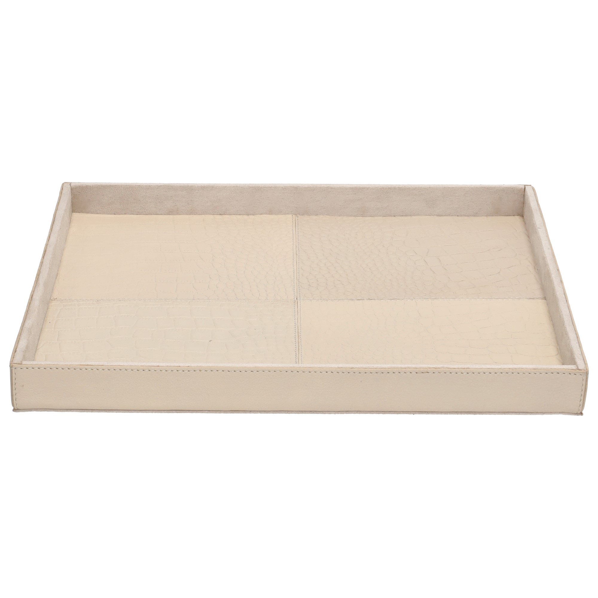Chamada - Dienblad Leder Noa S Beige - Afbeelding 2