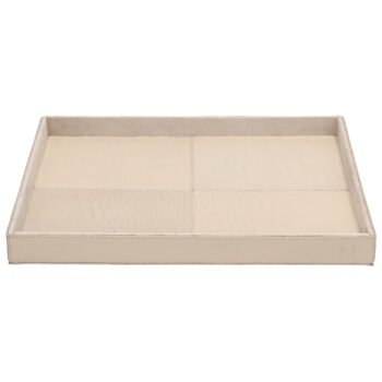 Chamada - Dienblad Leder Noa S Beige