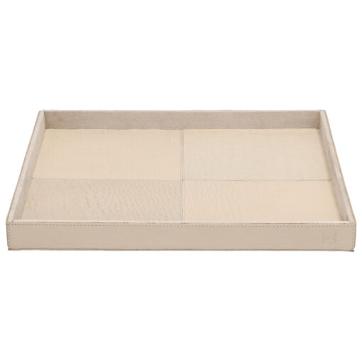 Chamada - Dienblad Leder Noa S Beige