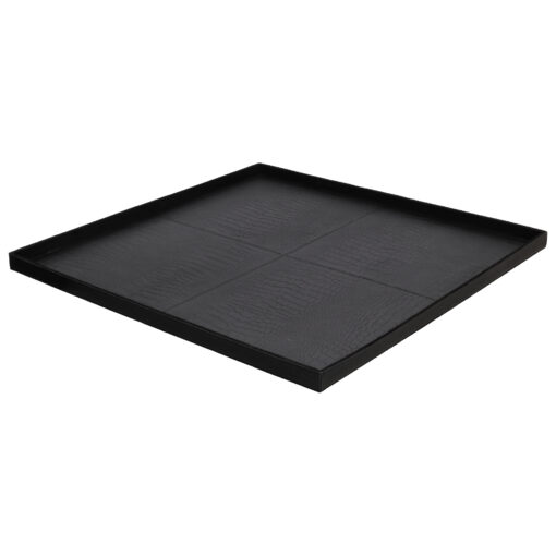 Chamada - Dienblad Leder Noa XL Zwart - Afbeelding 2