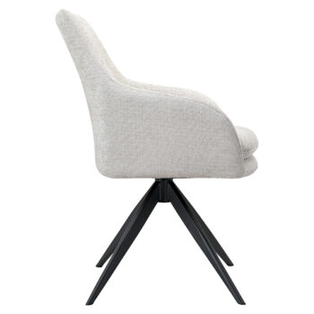 - Eetkamerstoel Lisonne cream fusion swivel