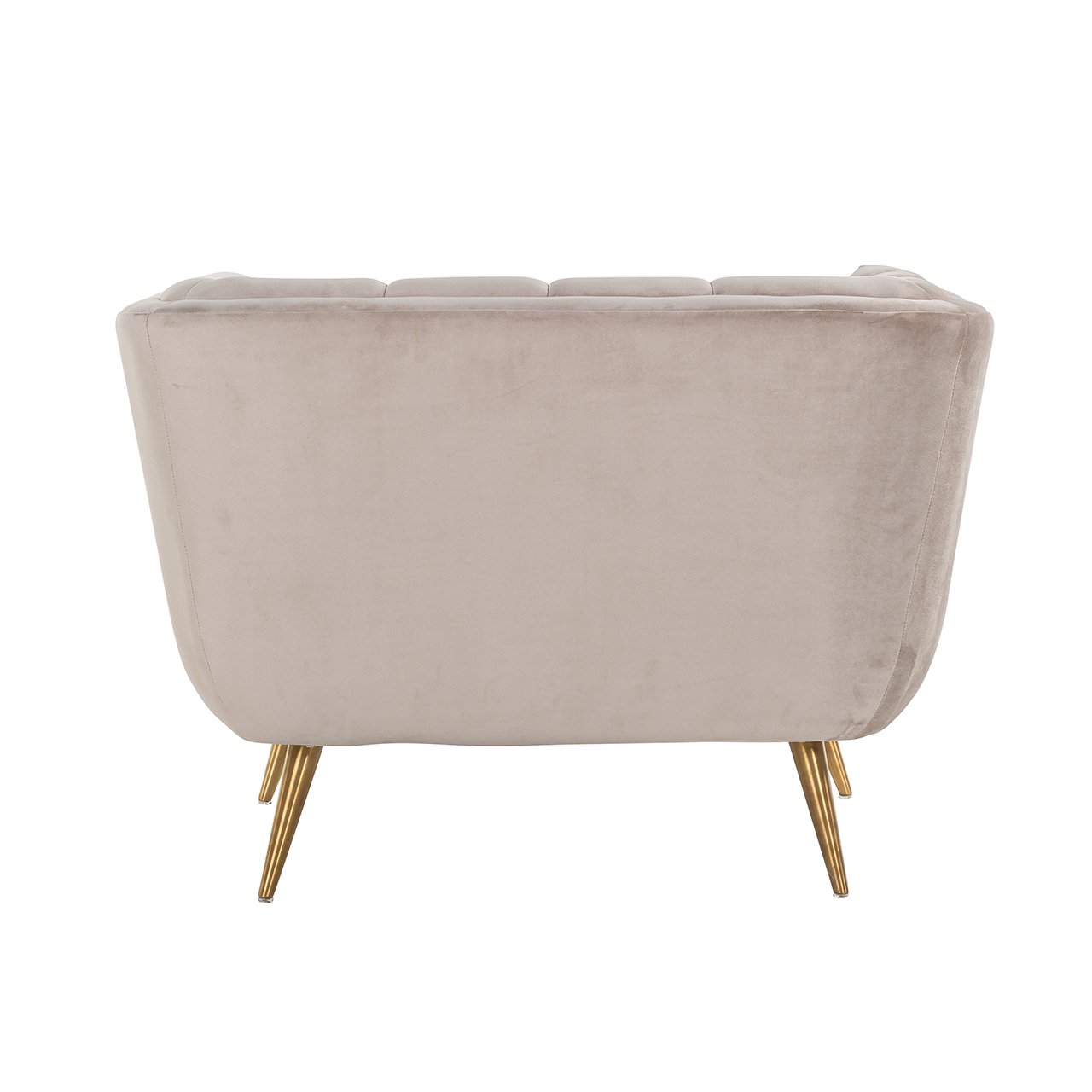 - Lounge stoel Huxley khaki velvet