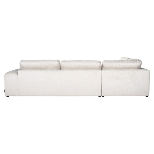 - Bank Lund cream fusion 3-seater + ottoman left