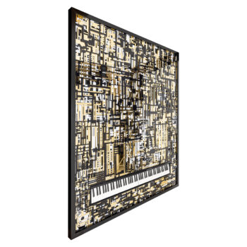 - Wall art Wibi black/gold