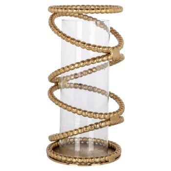 - Windlicht Jaden brushed gold large