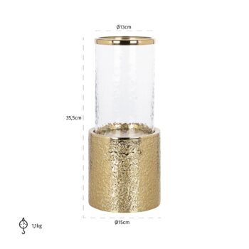 - Windlicht Marlou klein (Gold)