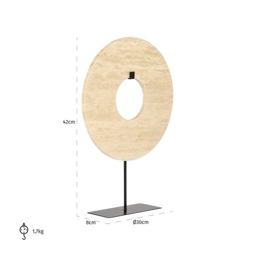 - Decoratieve standaard Manou groot (Beige)