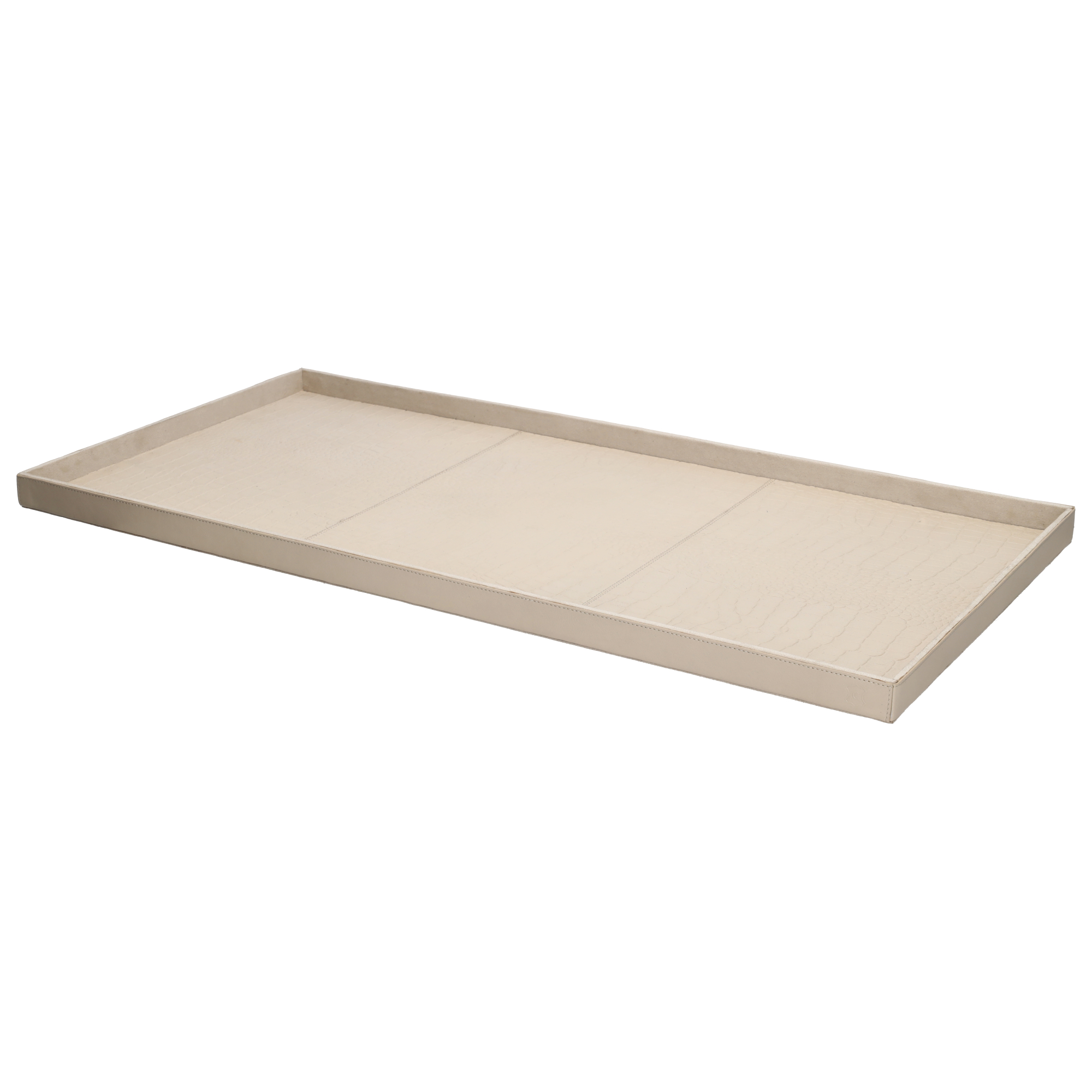 Chamada - Dienblad Leder Maria L Beige - Afbeelding 3