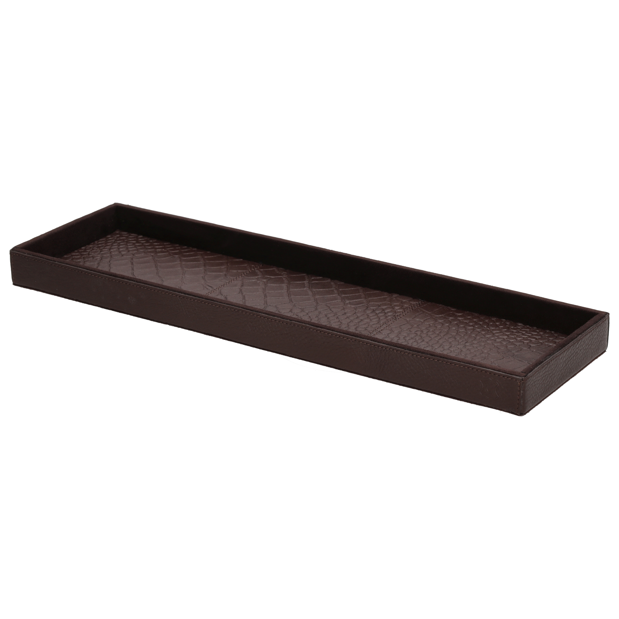 Chamada - Dienblad Leder Maria S Bruin - Afbeelding 2