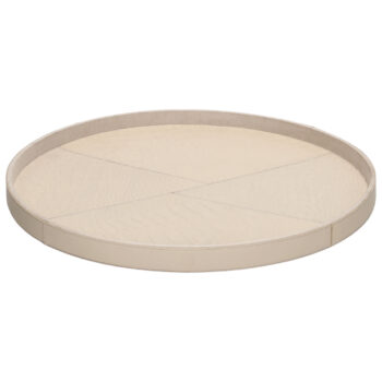 Chamada - Dienblad Leder Merel M Beige