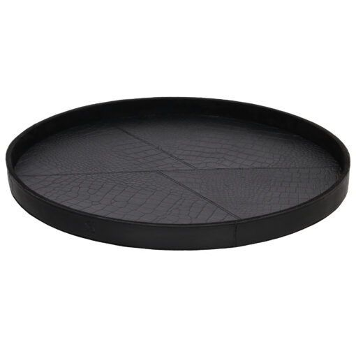 Chamada - Dienblad Leder Merel M Zwart - Afbeelding 2