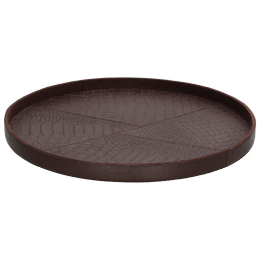 Chamada - Dienblad Leder Merel M Bruin