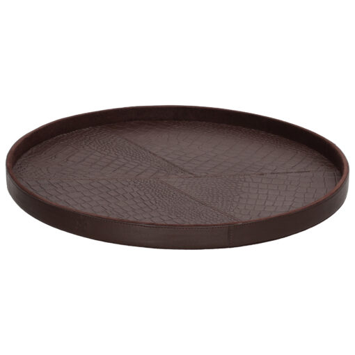 Chamada - Dienblad Leder Merel M Bruin - Afbeelding 4